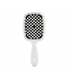 Щетка для волос Janeke Superbrush Small белая с черным