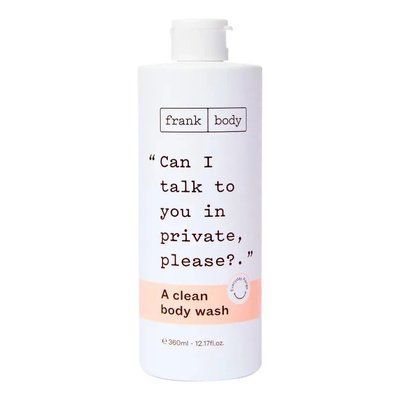 Очищающее средство для тела и интимной гигиены FRANK BODY Everyday Clean Body Wash Unscented 360 мл 83679742576 фото