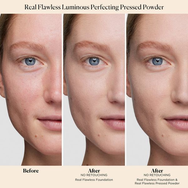 Компактная пудра для сияния лица Laura Mercier Real Flawless Luminous Perfecting Pressed Powder (Translucent) 7552370963 фото