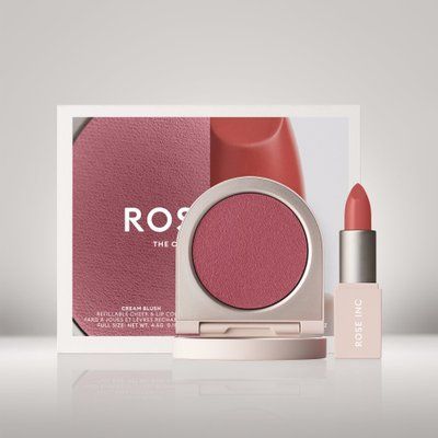 Подарунковий набір для губ та щік ROSE INC Cream Color Blush and Lipstick Gift Set (Hibiscus/Poetic) 7883736529 фото