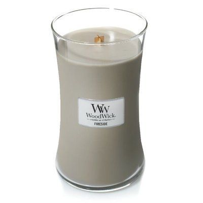 Ароматична свічка з ароматом копченого дерева та яблучної шкірки Woodwick Large Fireside 609 г 1356797425 фото