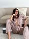 Шовковий комплект домашнього одягу More Homewear: сорочка та штани (віскоза), колір Мокко, розмір S 337365295 фото 5