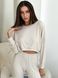 Вязаный комплект домашней одежды More Homewear (штаны и свитшот), натуральная вискоза, размер M-L 937365295 фото 1